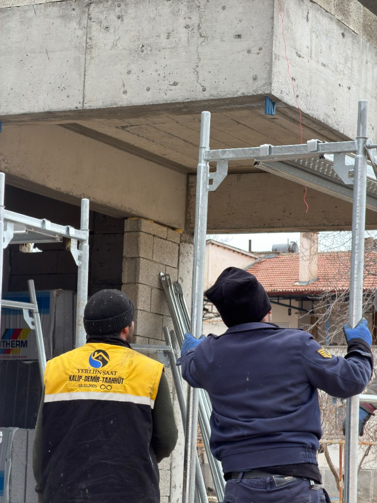 Mevcut yapıda iskele